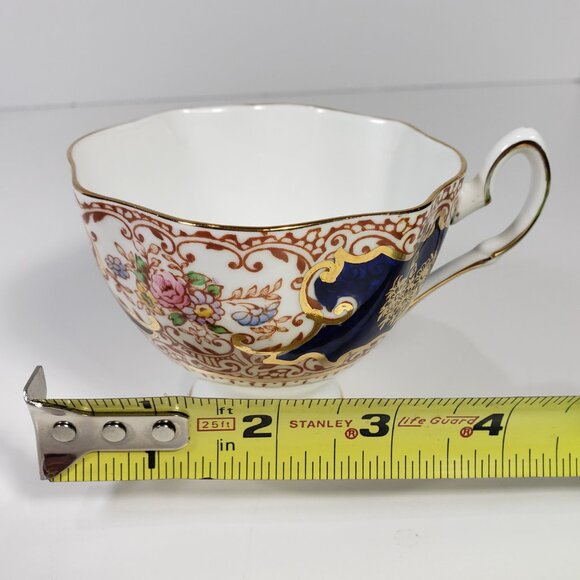 Vintage Salisbury English Bone China 3-piece Tea Trio Cobalt, Gold Trim - Picture 4 of 8